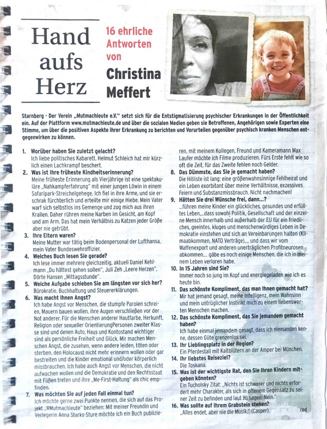 Hand aufs Herz Mutmachleute